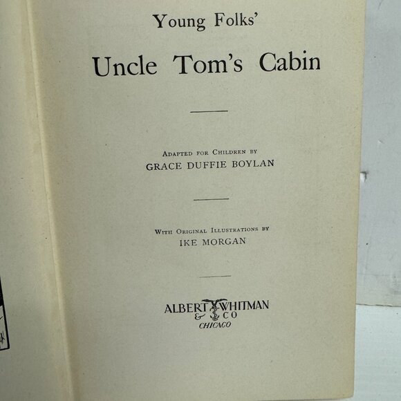 Young Folks' Uncle Tom's Cabin Grace D Boylan 1952 8th Printing HC Book - G1169 - Picture 4 of 11